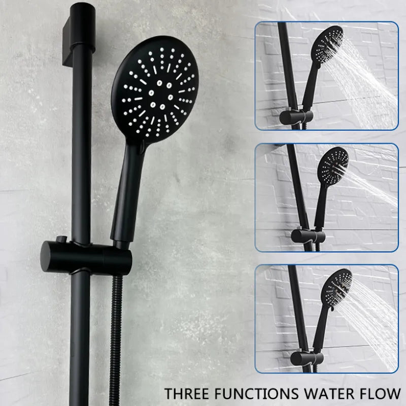 Sliding Hand Shower Set with 3 Functions