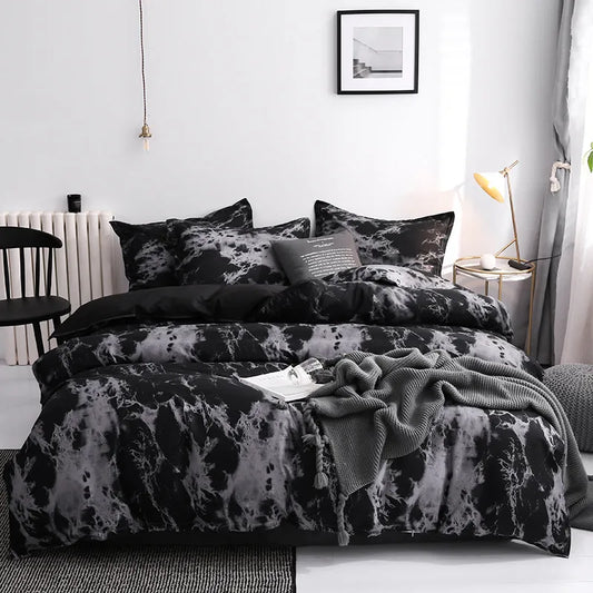 Duvet Cover Set with Pillow Case Double Comforter Bedding Set