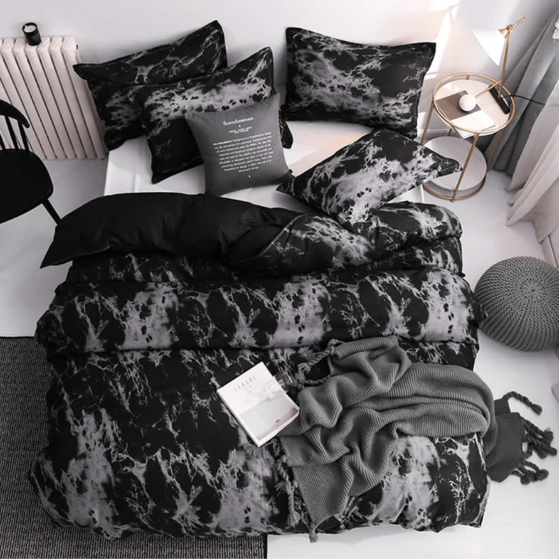 Duvet Cover Set with Pillow Case Double Comforter Bedding Set