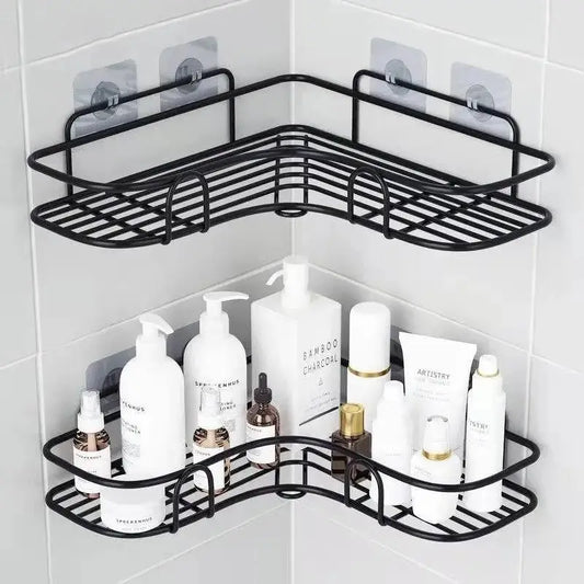 Bathroom Metal Shelves Organizer Cleaning Supplies