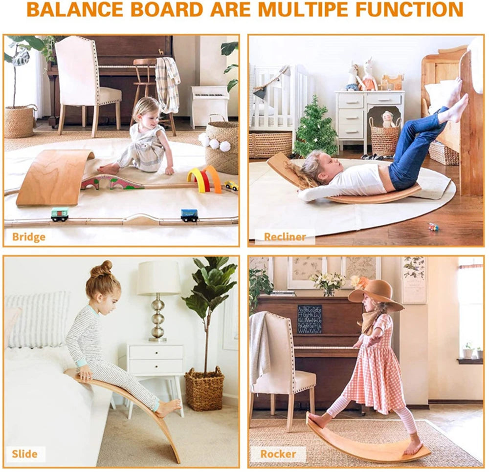 Wooden Baby Balance Board for Children