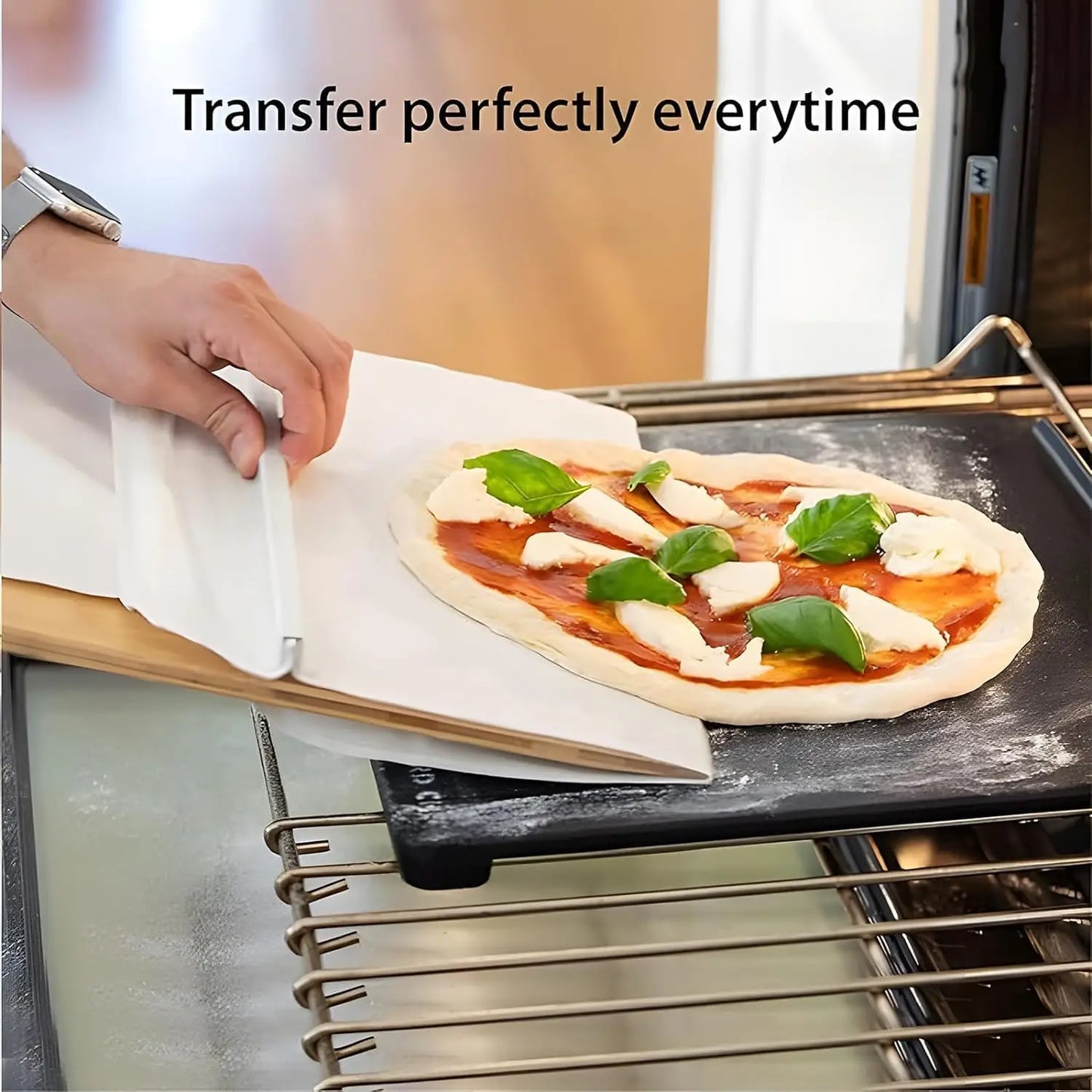 Effortless Pizza Perfection: Our Sliding Pizza Peel!